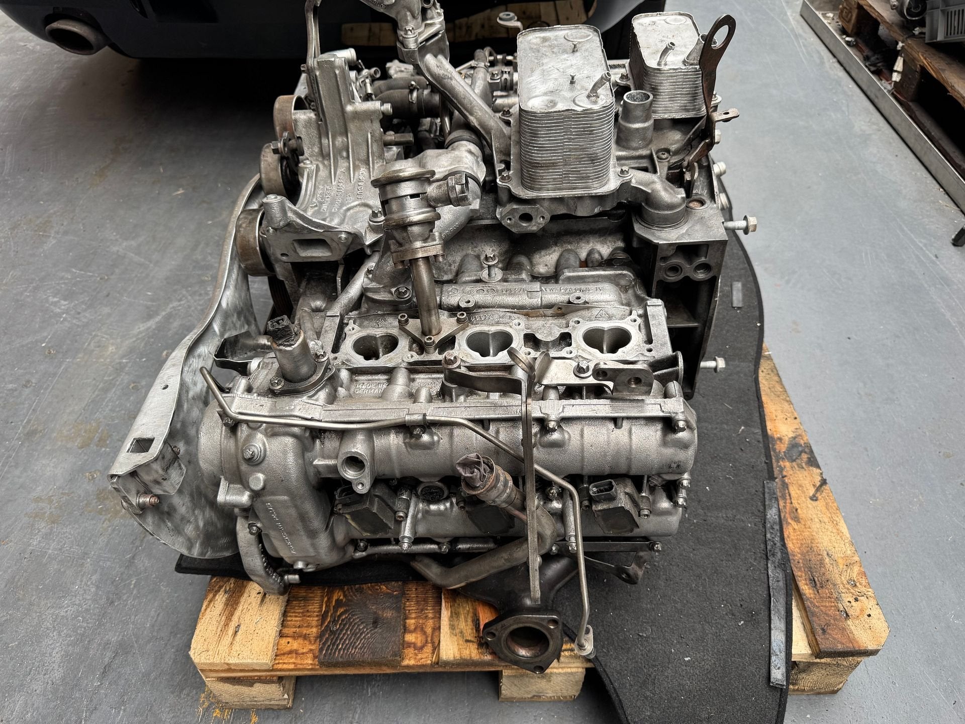 Porsche 997 turbo motor M97/70 origineel 9200 km, Gebruikt, -, -, Ophalen of Verzenden