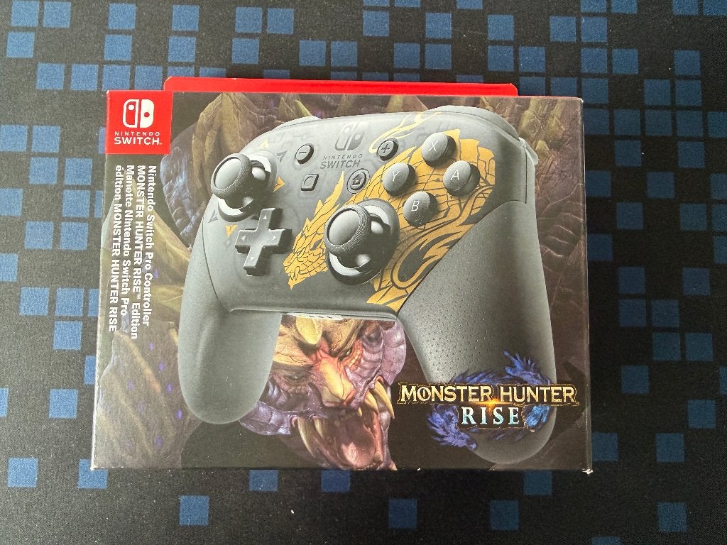 Nintendo Pro Controller - Monster Hunter Rise, Overige genres, 1 speler, Nieuw, Ophalen of Verzenden
