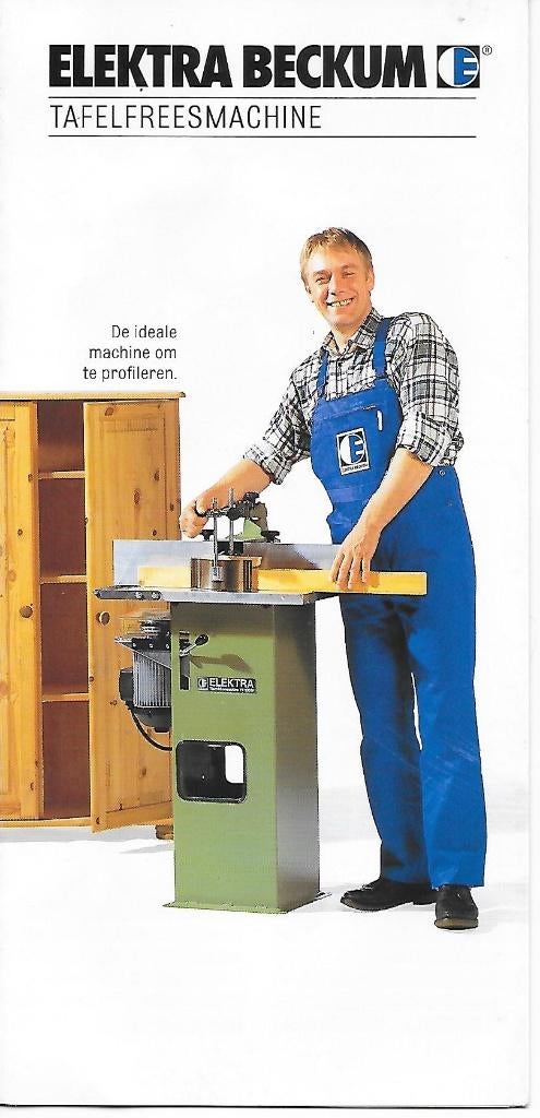 freesmachine Electra Beckum TF100M, Ophalen, Elektra Beckum, Overige soorten, Zo goed als nieuw