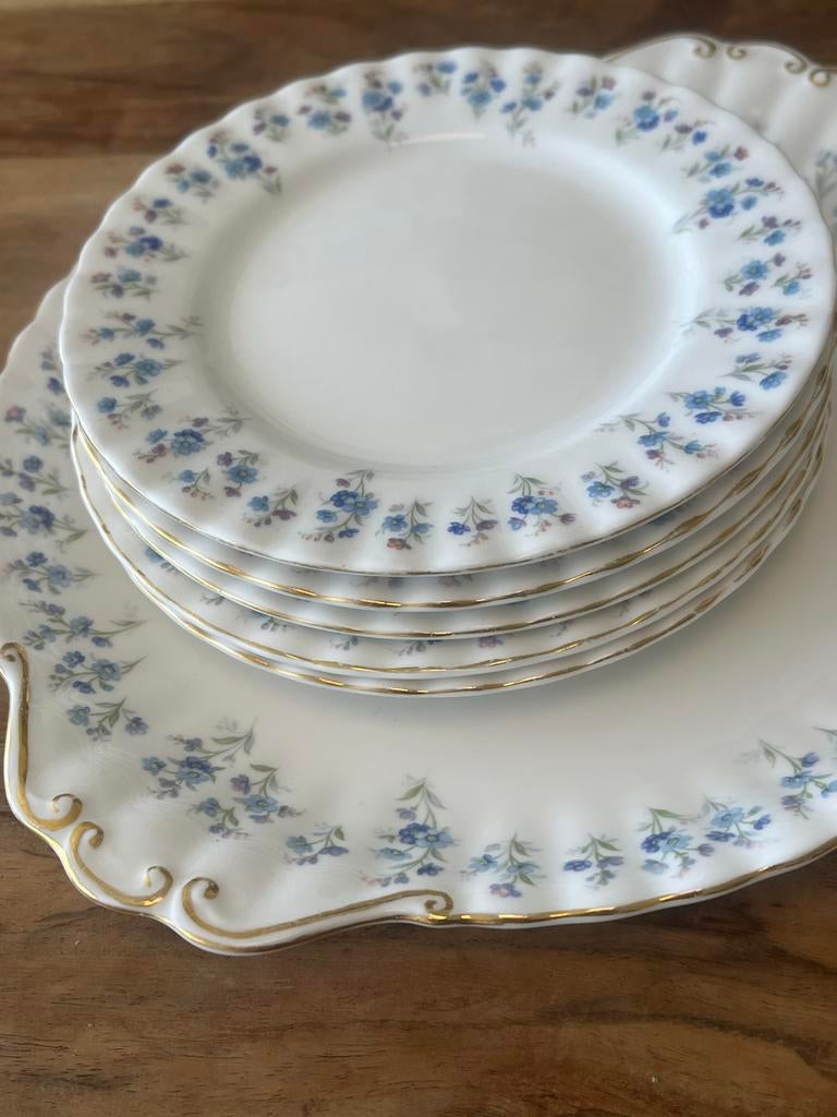 Royal Albert "Memory Lane" gebakset - 6 stuks, Ophalen of Verzenden