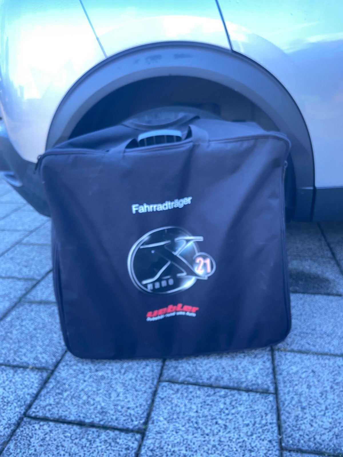 Fietsendrager uebler x21 nano, Ophalen, Gebruikt, Brede banden, 2 fietsen