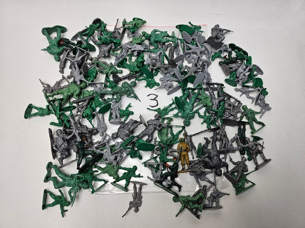 # Soldaatjes - Leger Soldaat Poppetjes zakje 3, Verzamelen, Poppetjes en Figuurtjes, Ophalen of Verzenden, Gebruikt