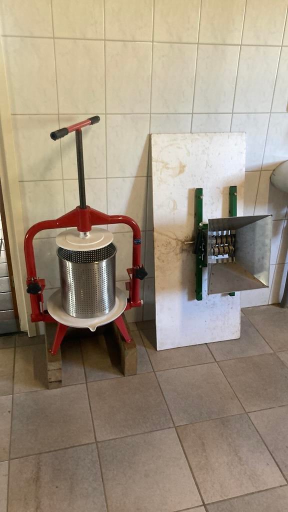 Güde fruitpers en shredder, Ophalen, Gebruikt, Handmatig