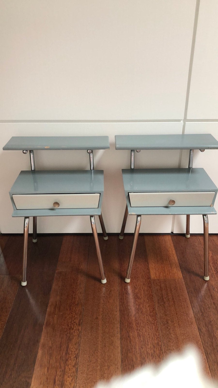 Auping nachtkastjes Wim Rietveld jaren ‘50/‘60, Ophalen, Zo goed als nieuw, Minder dan 45 cm