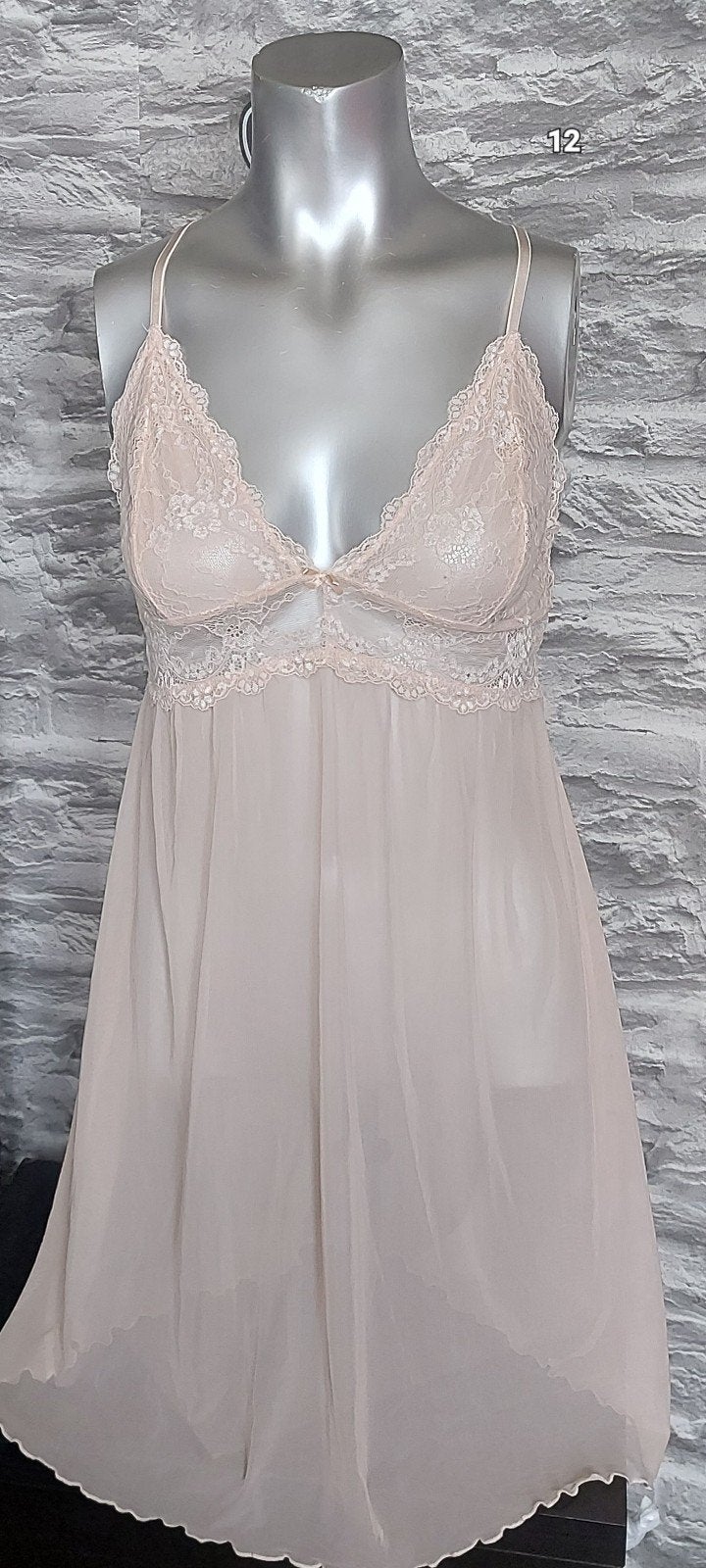Sexy zacht roze lingerie /nacht jurkje L, Ophalen of Verzenden, Roze, Nachtkleding