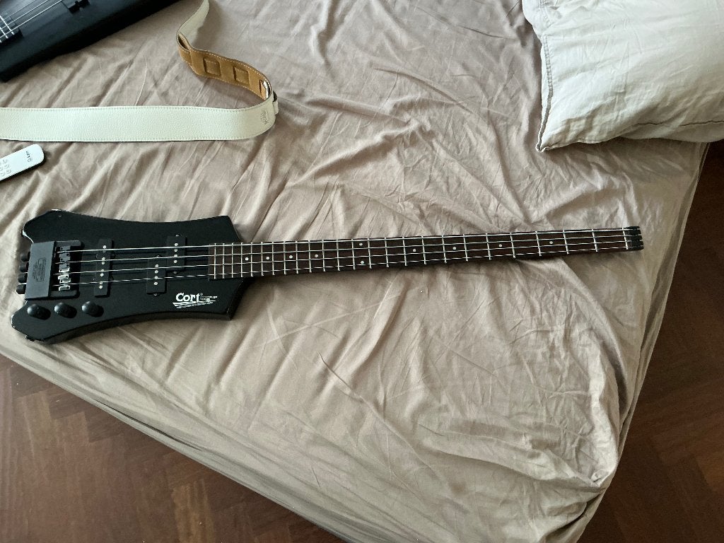 Cort Performer Bass Headless 4string, Ophalen of Verzenden, Gebruikt, Solid body, Overige merken
