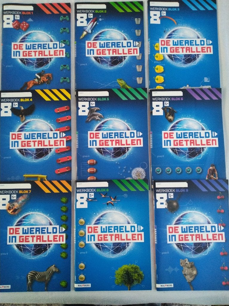 De Wereld in Getallen Groep 8 / 9 Werkboeken 8S voor €40,00, Ophalen of Verzenden, Nieuw, Overige niveaus, Overige vakken