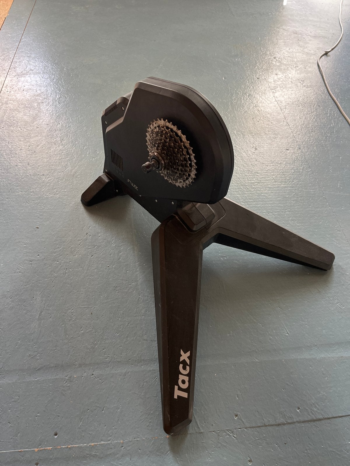 Tacx Flux S Smart Trainer met voedingskabel en doos, Ophalen of Verzenden, Gebruikt, Overige merken