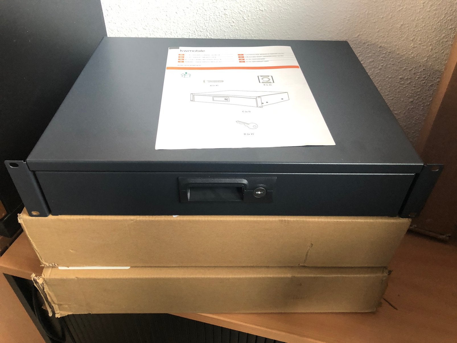 2U Rack Mount Lade nieuw  nog 1, Ophalen of Verzenden, Nieuw, Overige instrumenten