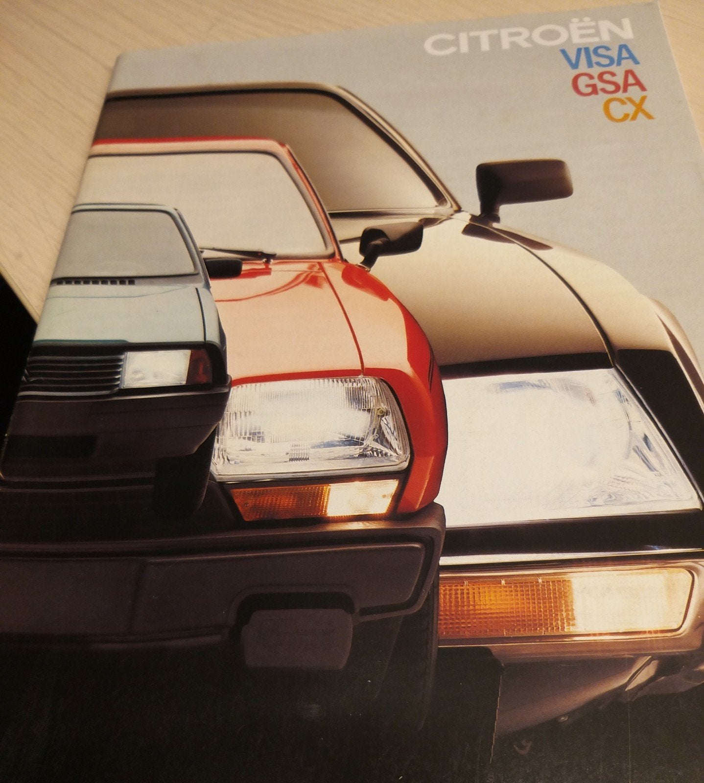 1981 dikke Nederlandse Citroën CX serie I Visa II GSA FOLDER, Ophalen of Verzenden, Zo goed als nieuw, Citroën