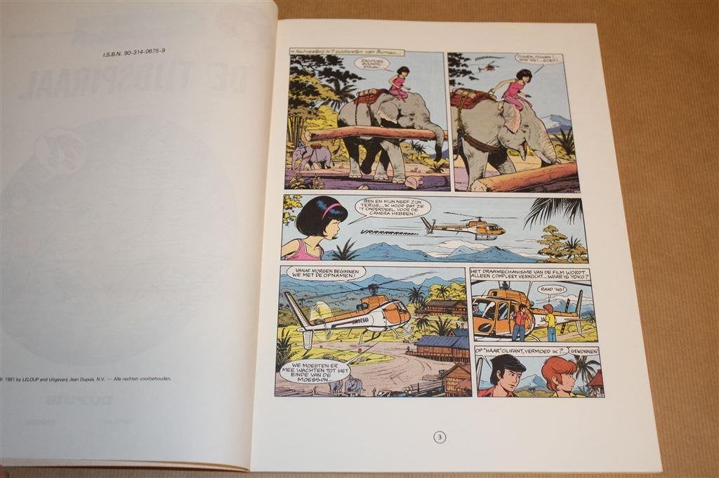 Yoko Tsuno 11. De tijdspiraal., Eén stripboek, Ophalen of Verzenden, Gelezen
