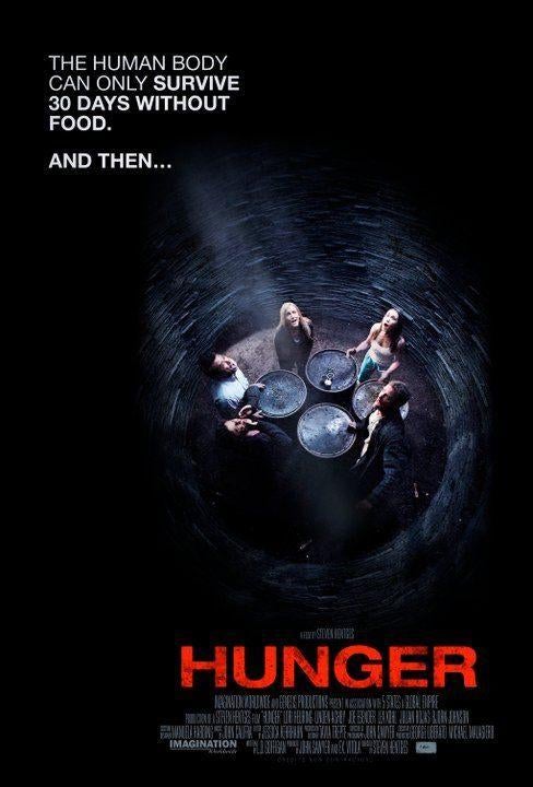 DVD - Hunger (2009) sleeve, Cd's en Dvd's, Dvd's | Horror, Zo goed als nieuw, Slasher, Vanaf 16 jaar, Ophalen of Verzenden