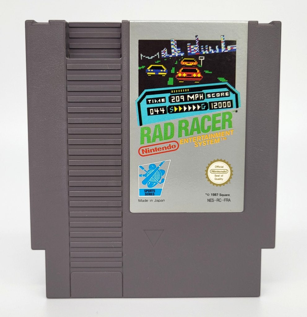 Rad Racer - Nintendo NES Cartridge - PAL B (FRA), Spelcomputers en Games, Gebruikt, 1 speler, Racen en Vliegen, Ophalen of Verzenden