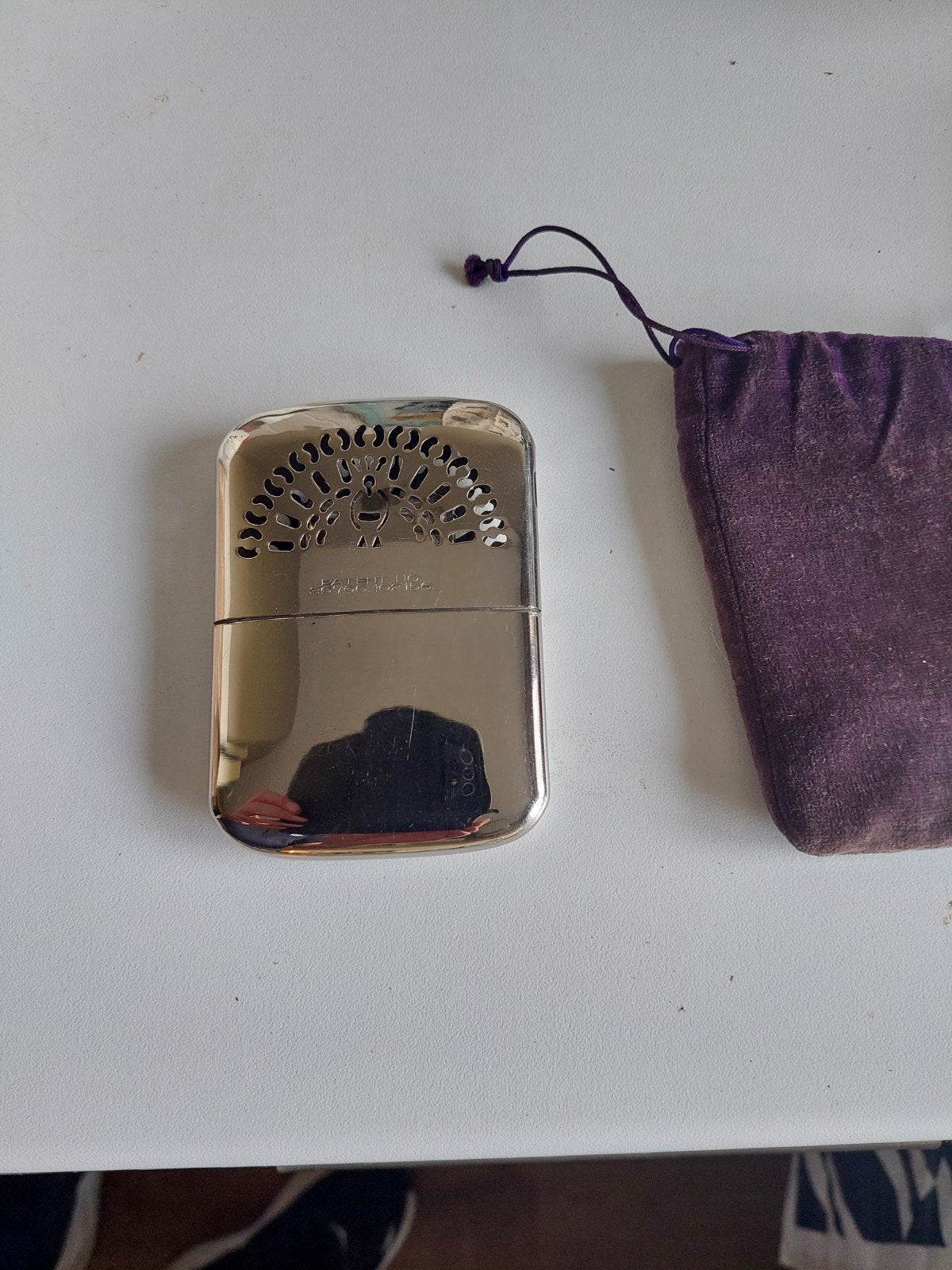 vintage Hakukin Peacock zak/handenwarmer made in Japan, Ophalen of Verzenden