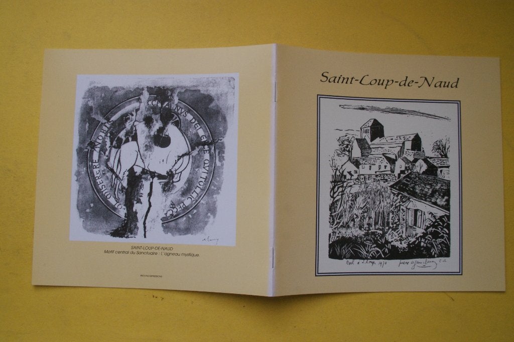 St Loup de Naud - Meditatie op zijn portaal + 2e boekje, Nieuw, Ophalen of Verzenden, Jean Schelstraete, Architectuur algemeen