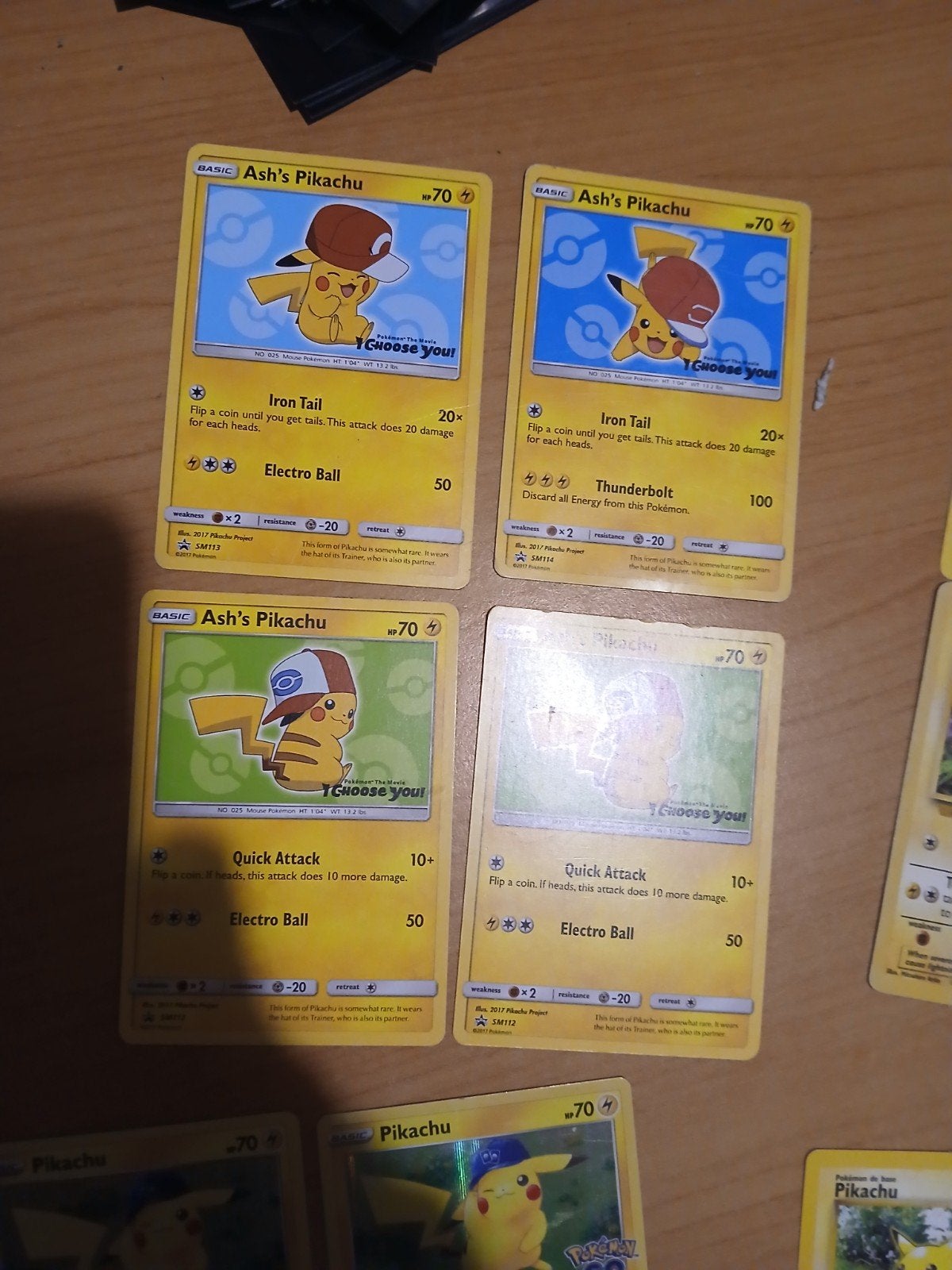 22 pikachu 18 raichu pokemon kaarten, Ophalen of Verzenden, Gebruikt, Meerdere kaarten, Foil
