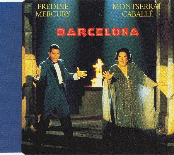 Freddie Mercury & Montserrat Caballé – Barcelona, Ophalen of Verzenden, Zo goed als nieuw, Pop