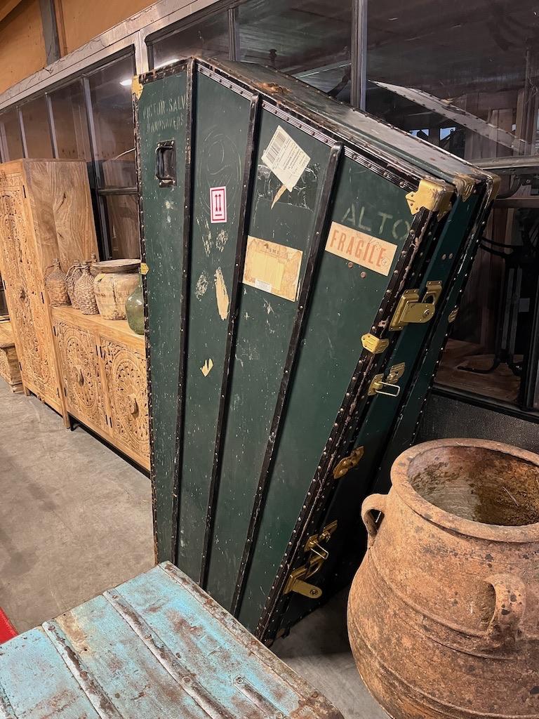 Unieke Vintage Reiskoffer voor Harp Van Victor Salvi, Ophalen of Verzenden, Gebruikt