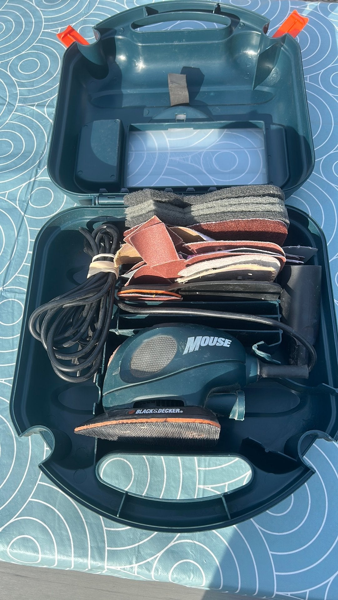 Schuurmachine mouse black & decker, Ophalen of Verzenden, Zo goed als nieuw, Minder dan 600 watt, Vlakschuurmachine