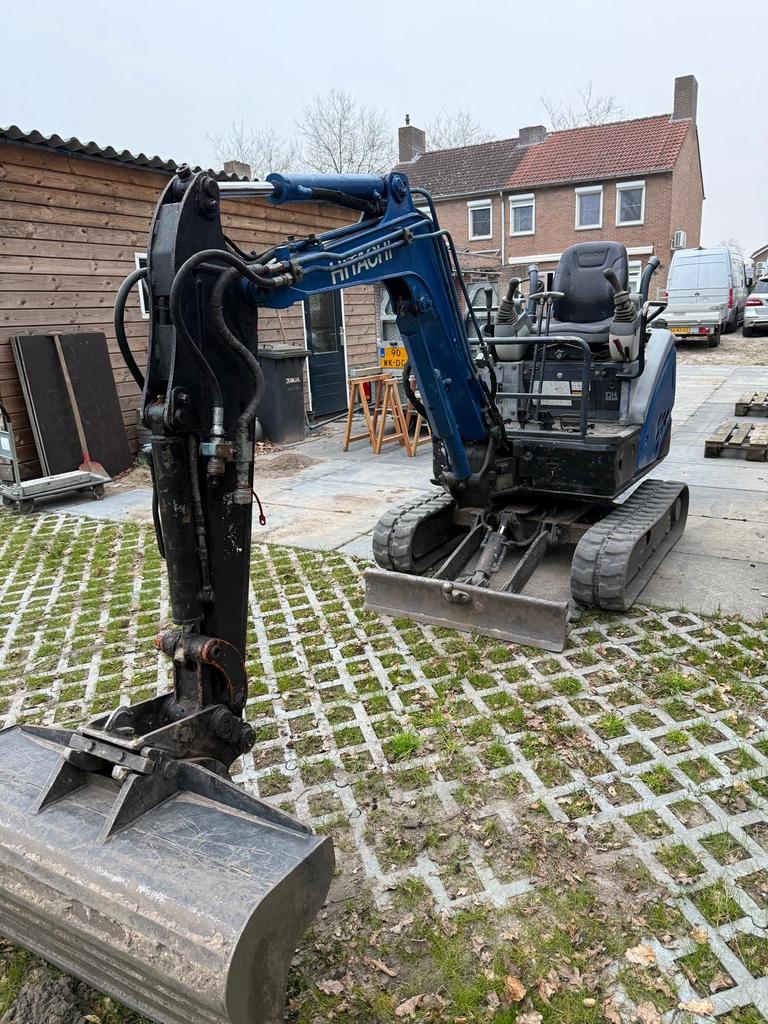 Hitachi ZX18-3 YLR Minigraafmachine - Bouwjaar 2010, Zakelijke goederen, Machines en Bouw | Kranen en Graafmachines, Ophalen, Graafmachine