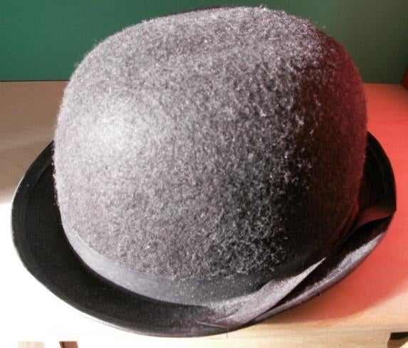 Zwarte bolhoed binnenkant 20 x 17 cm, Ophalen of Verzenden, Nieuw