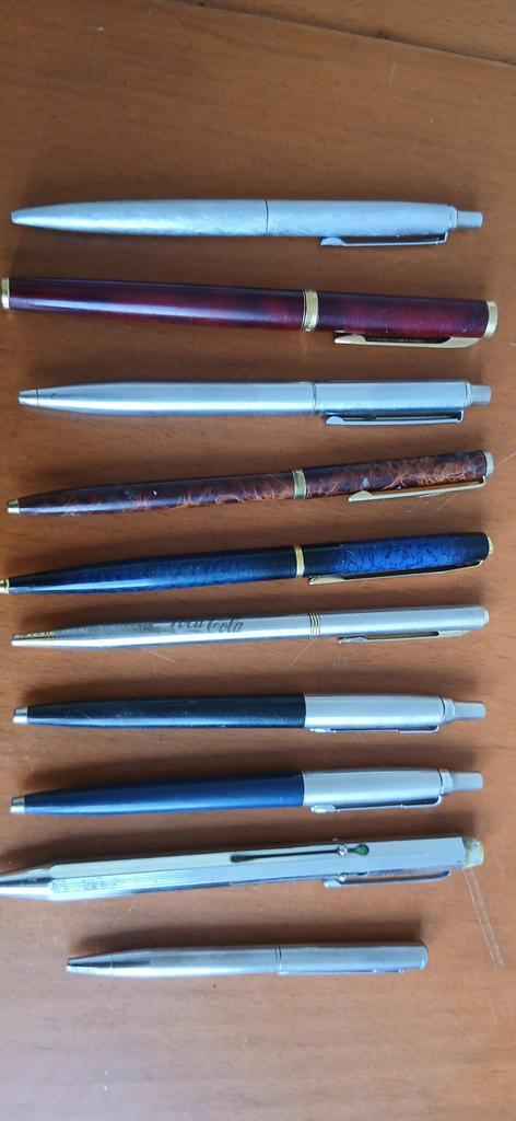 10 balpennen, Ophalen, Zo goed als nieuw, Vulpen, Parker