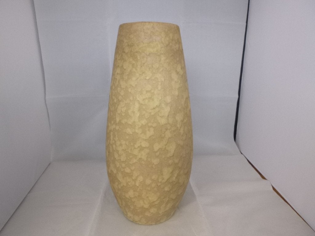 mooie genummerde vintage vaas, 38 cm hoog, Ophalen of Verzenden, Gebruikt, Meerkleurig, Steen/keramiek