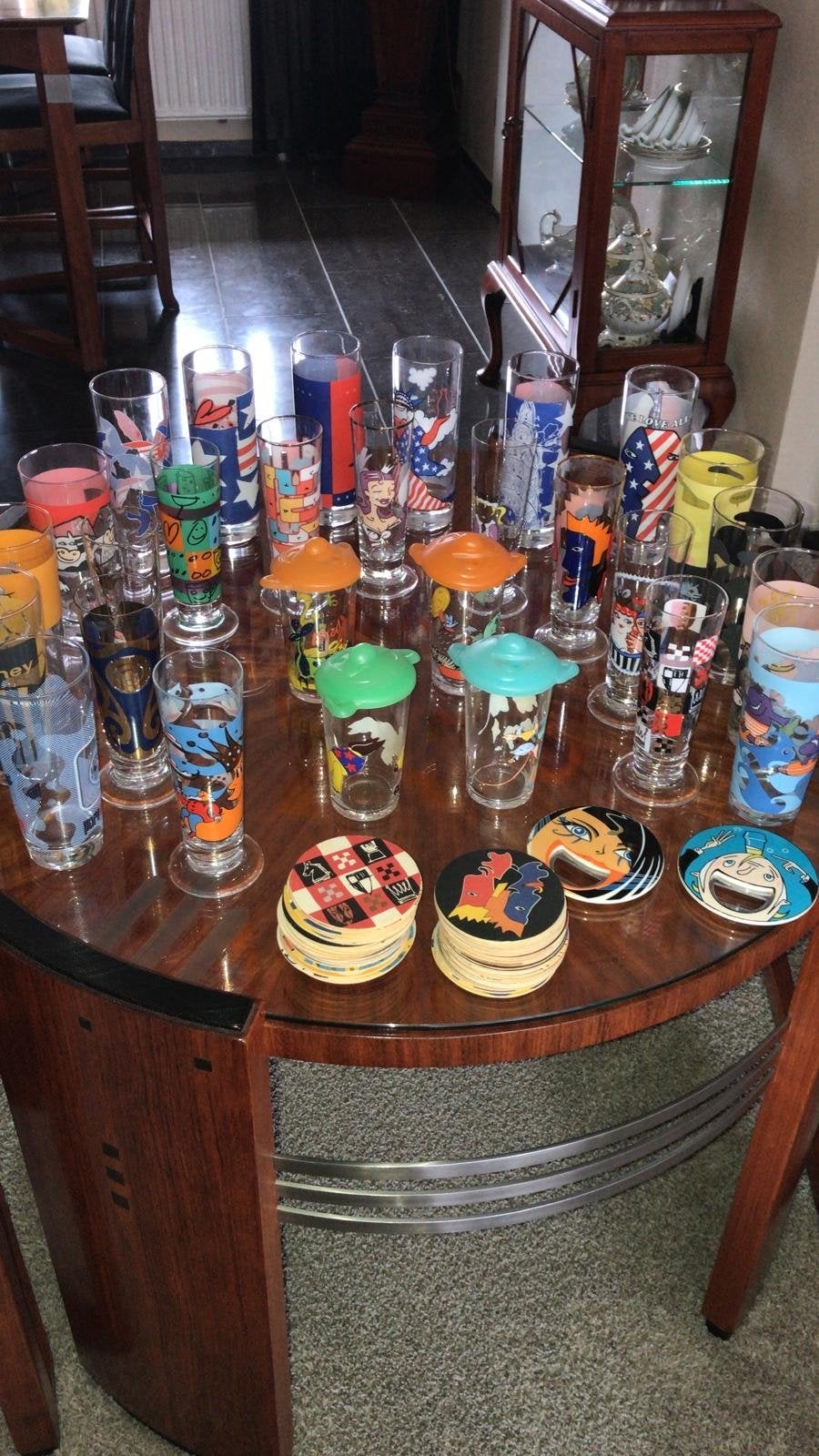 Complete set Ritzenhoff glazen, openers en onderzetters, Ophalen