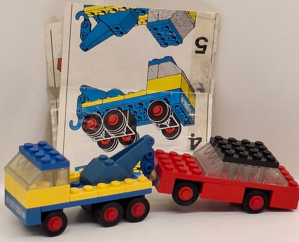 Lego 651 Takelwagen met auto Vintage, Lego, Compleet, Ophalen of Verzenden, Complete set