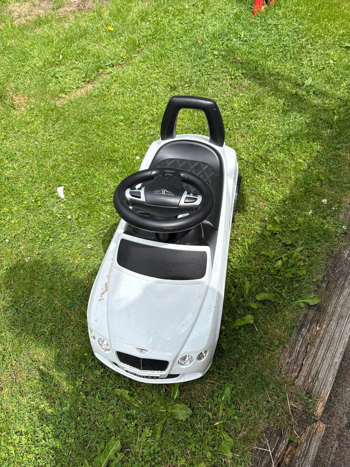 Loopauto Bentley Wit - Geluid defect, verder nette staat, Ophalen, Gebruikt, Loopvoertuig