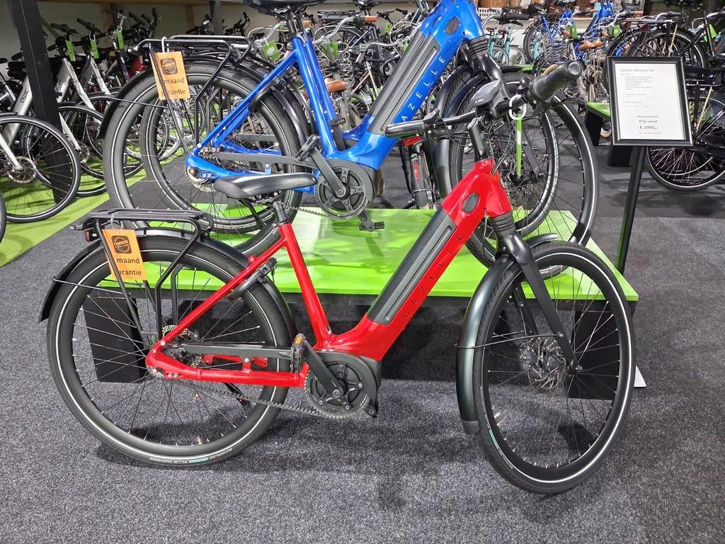 Gazelle ultimate C8 + 500wh bosch active plus belt drive, Fietsen en Brommers, Fietsen | Dames | Damesfietsen, Ophalen, Zo goed als nieuw