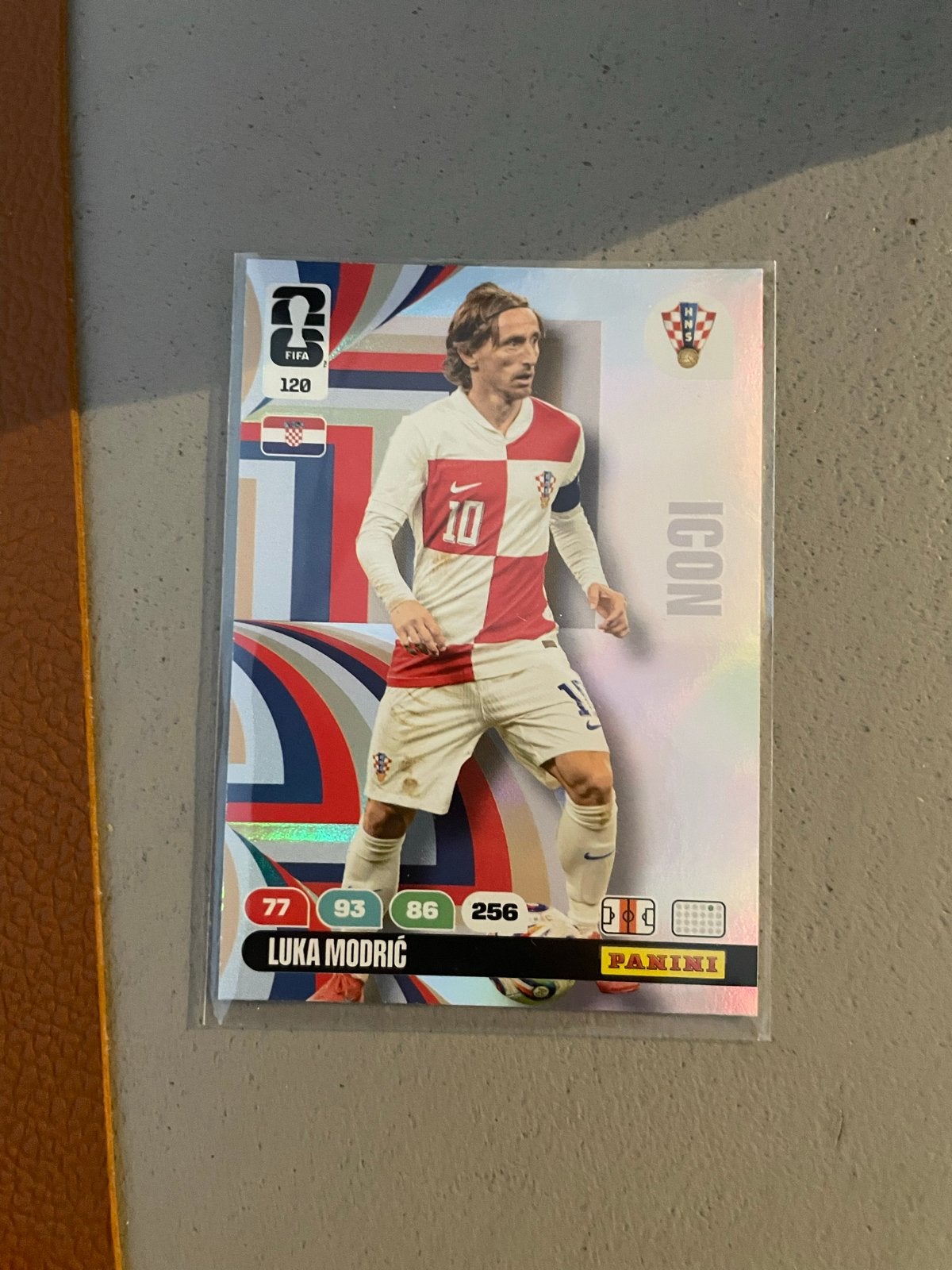 Luka Modric Panini Adrenalyn XL Icon kaart, Ophalen of Verzenden, Zo goed als nieuw, Buitenlandse clubs, Spelerskaart
