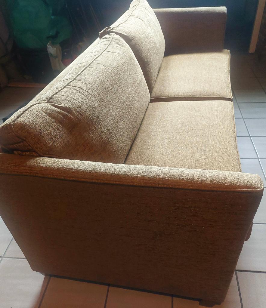 3 zitsbank, Ophalen, Driepersoons, 75 tot 100 cm, Zo goed als nieuw
