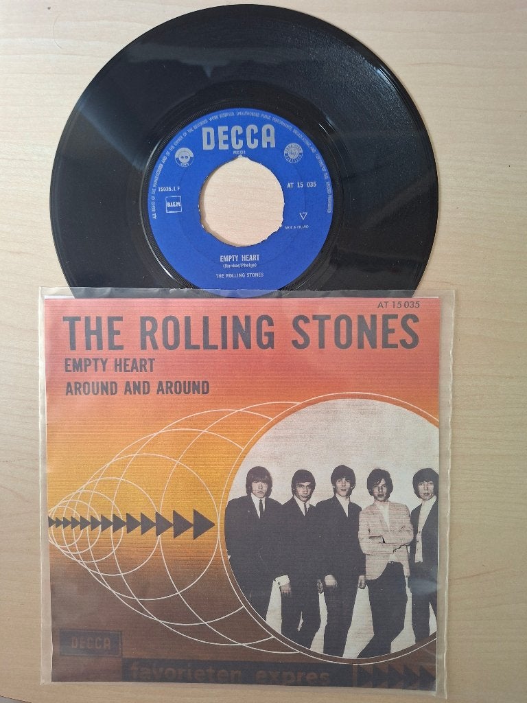 Rolling stones - Empty heart, Ophalen of Verzenden, Zo goed als nieuw, Rock en Metal