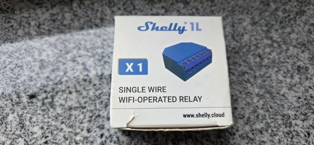 Shelly 1L X1 Single Wire Wifi Relais - Slimme Schakelaar, Ophalen, Zo goed als nieuw, Schakelaar