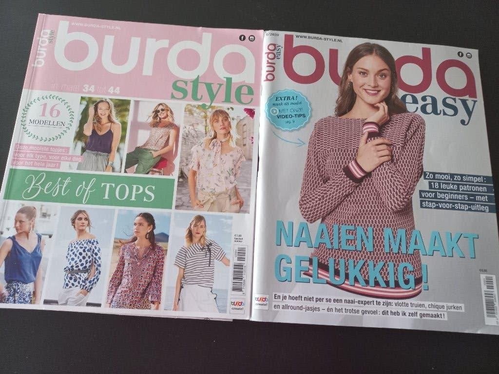 2  Burda patronen bladen 2020, Ophalen of Verzenden, Vrouw, Burda