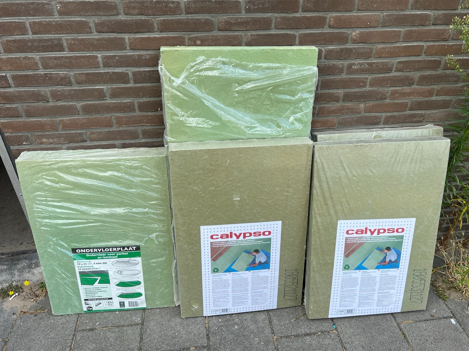 Ondervloerplaten voor laminaat en parket - Nieuw, Doe-het-zelf en Verbouw, Vloerdelen en Plavuizen, Ophalen, Overige materialen