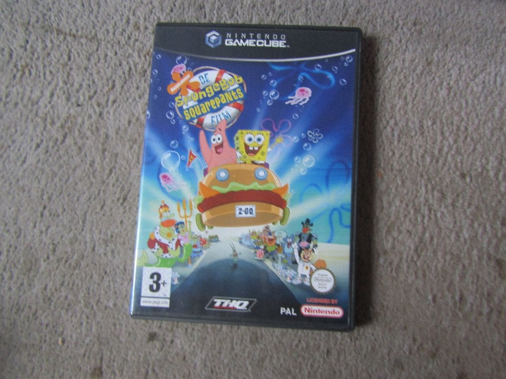 Gamecube spel: Spongebob - The Spongebob Squarepants film, Puzzel en Educatief, Gebruikt, 1 speler, Ophalen of Verzenden