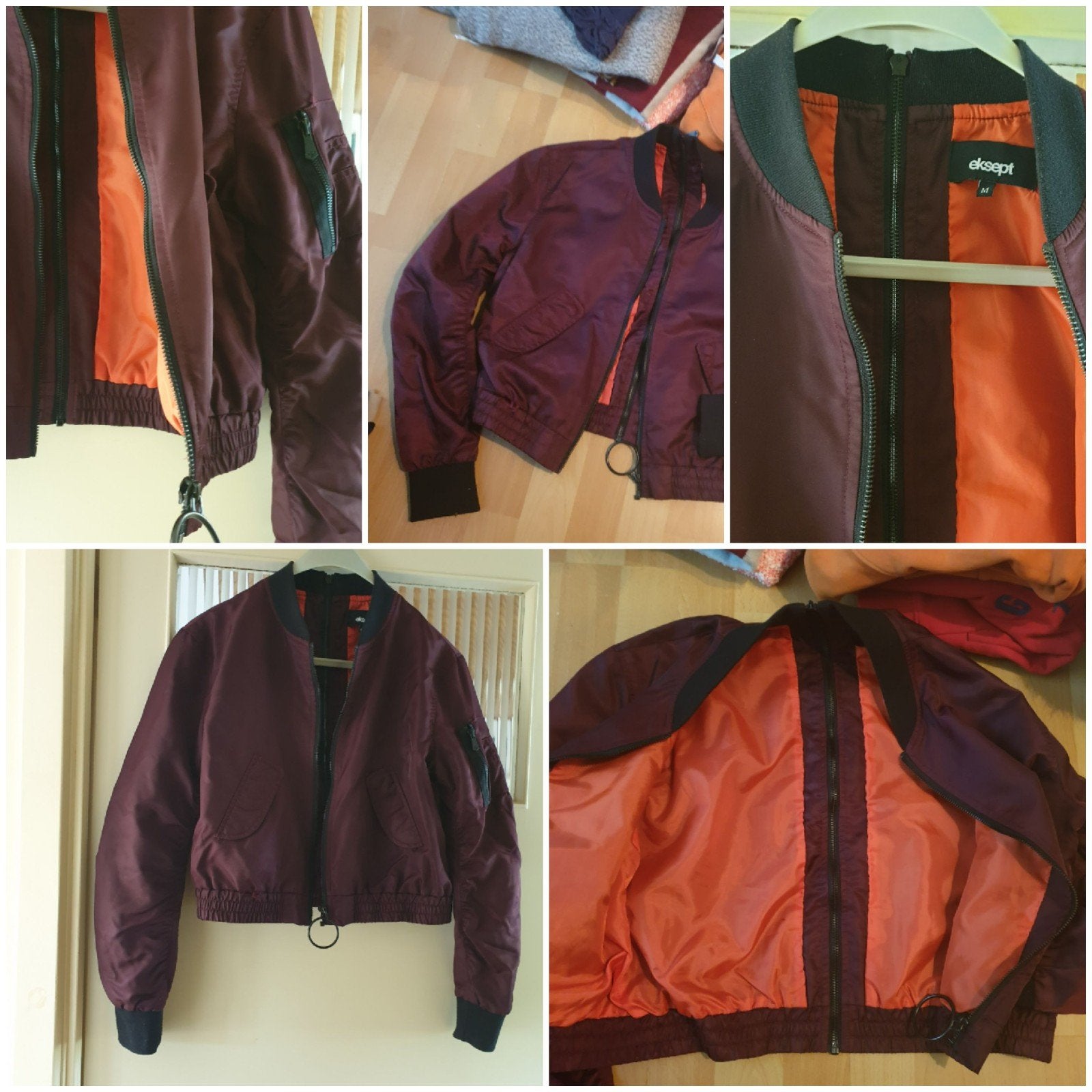 Heel apart bomber jack dames met rits voor en achter S m, Ophalen of Verzenden, Zo goed als nieuw, Zwart