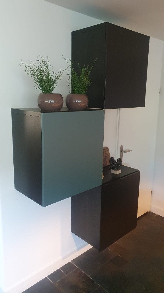 Wandkasten 3x IKEA, Ophalen, Met deur(en), Zo goed als nieuw, Minder dan 150 cm