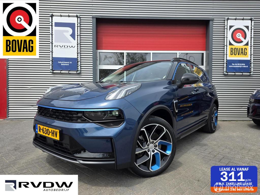 Lynk & Co 01 - 1.5 261pk PHEV 7DCTH | 2022| PanoramaDak | 36, 1800 kg, Euro 6, Blauw, 120 €/maand