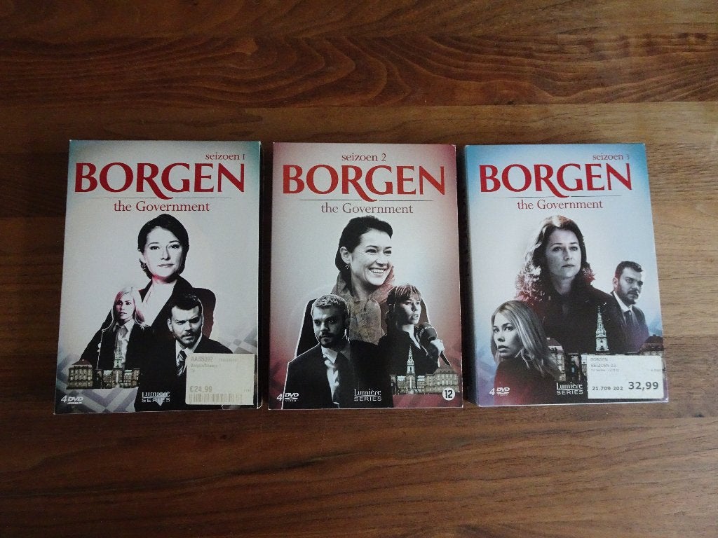 Borgen Dvd Seizoen 1 t/m 3, Vanaf 12 jaar, Ophalen of Verzenden, Gebruikt