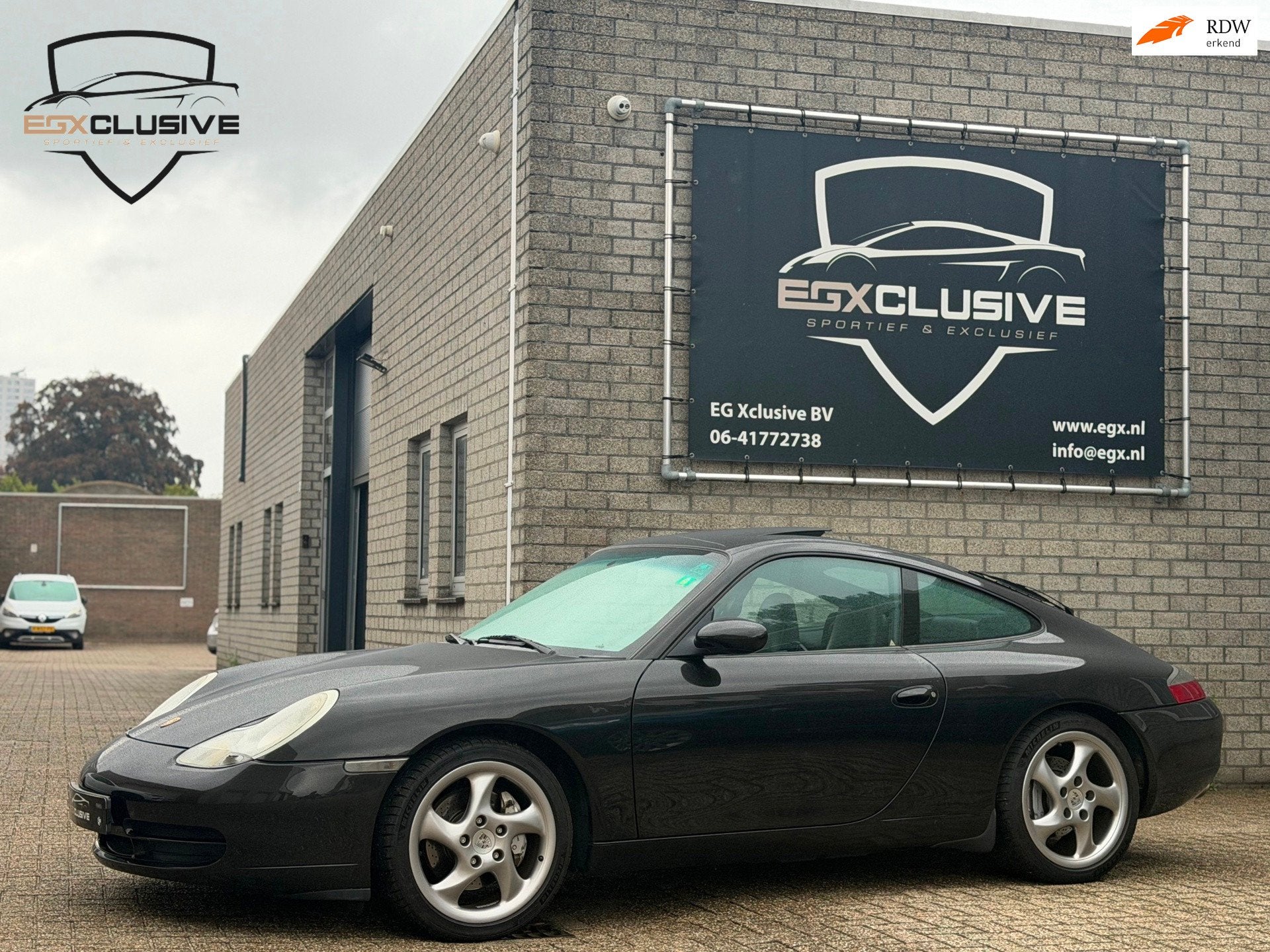 Porsche 911 3.4 Coupé Carrera 4 /Motor revisie+IMS Lager/Sc, Auto's, Automaat, Gebruikt, Zwart, 4 stoelen
