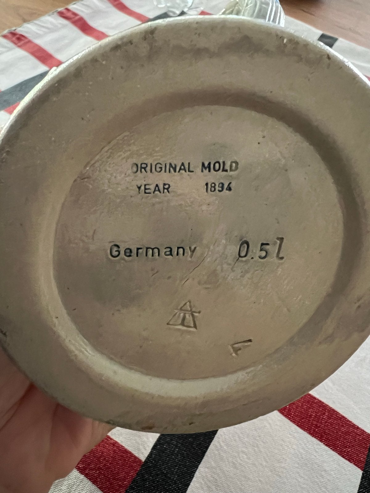 Antieke Duitse Bierpul uit 1894 - Originele Mal, Ophalen