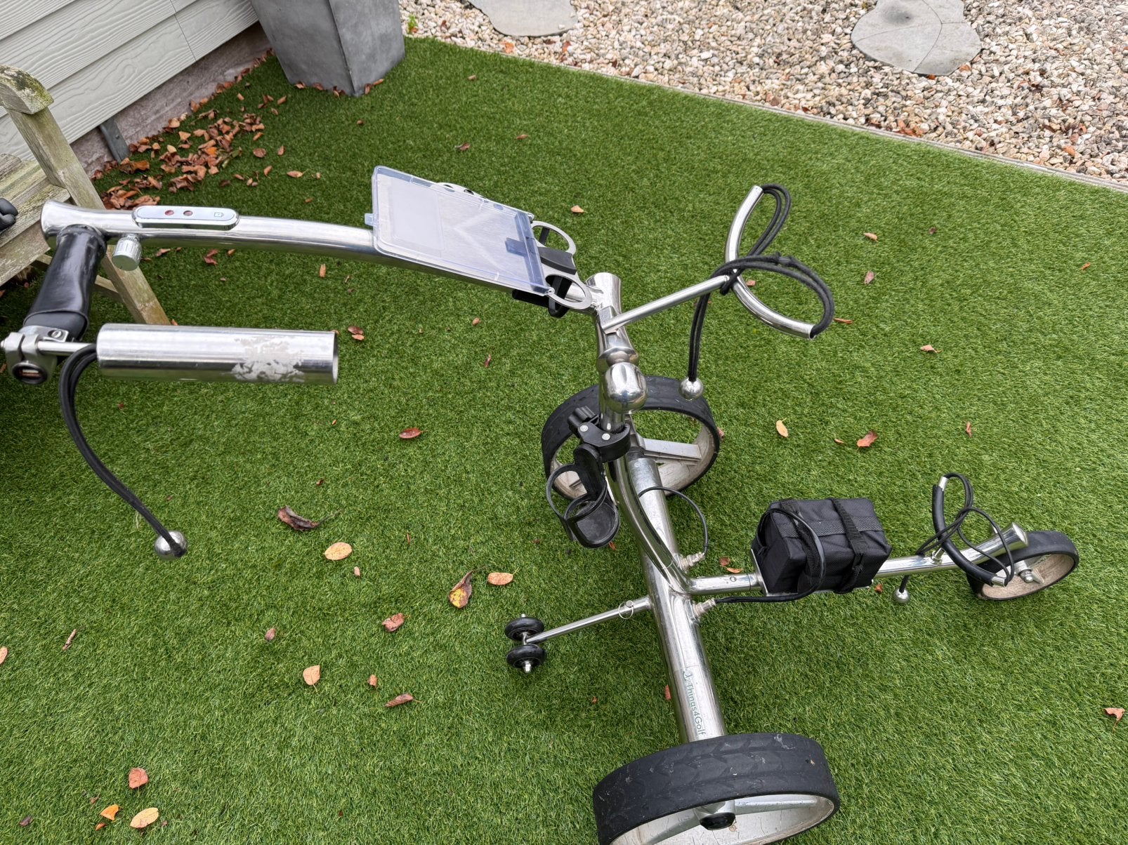 Elektrische golf trolley, Sport en Fitness, Ophalen, Gebruikt, Golfkar, Overige merken