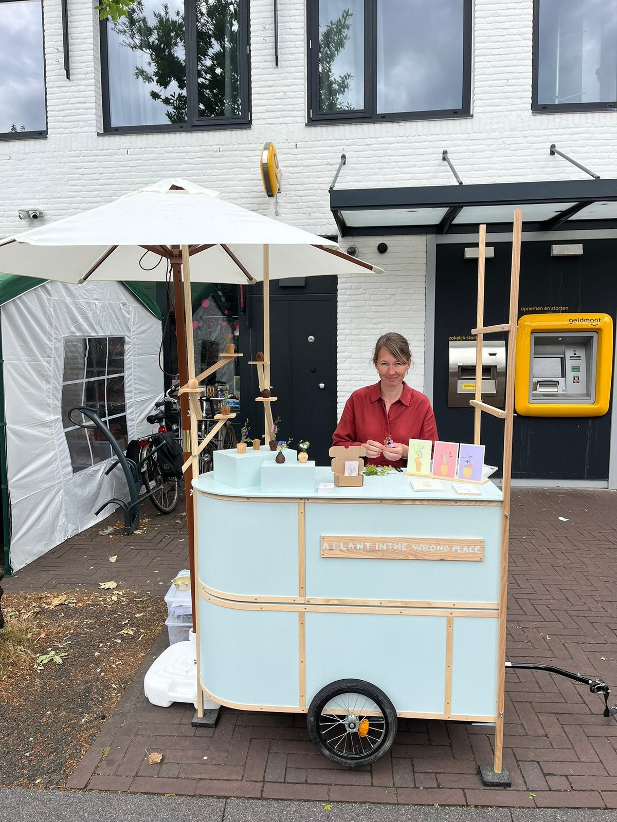Fietskar Kraam / incl. Opslag in kar / demontabel, Ophalen, Zo goed als nieuw, Overige typen, 80 kg of meer