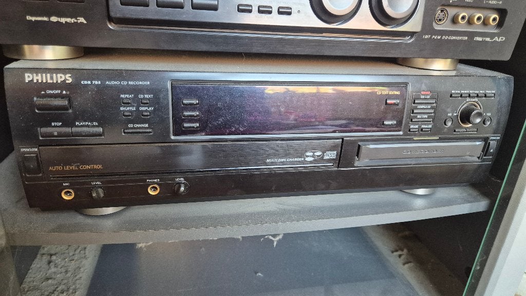 Philips CDR 785 Audio CD recorder, Ophalen, Niet werkend, Philips, Wisselaar