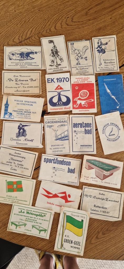 21 suikerzakjes thema sport, Ophalen of Verzenden