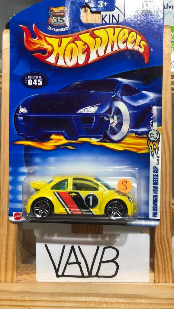 6 vw Volkswagen new beetle Hot Wheels Hotwheels VAVB nieuw, Ophalen of Verzenden, Nieuw, Auto