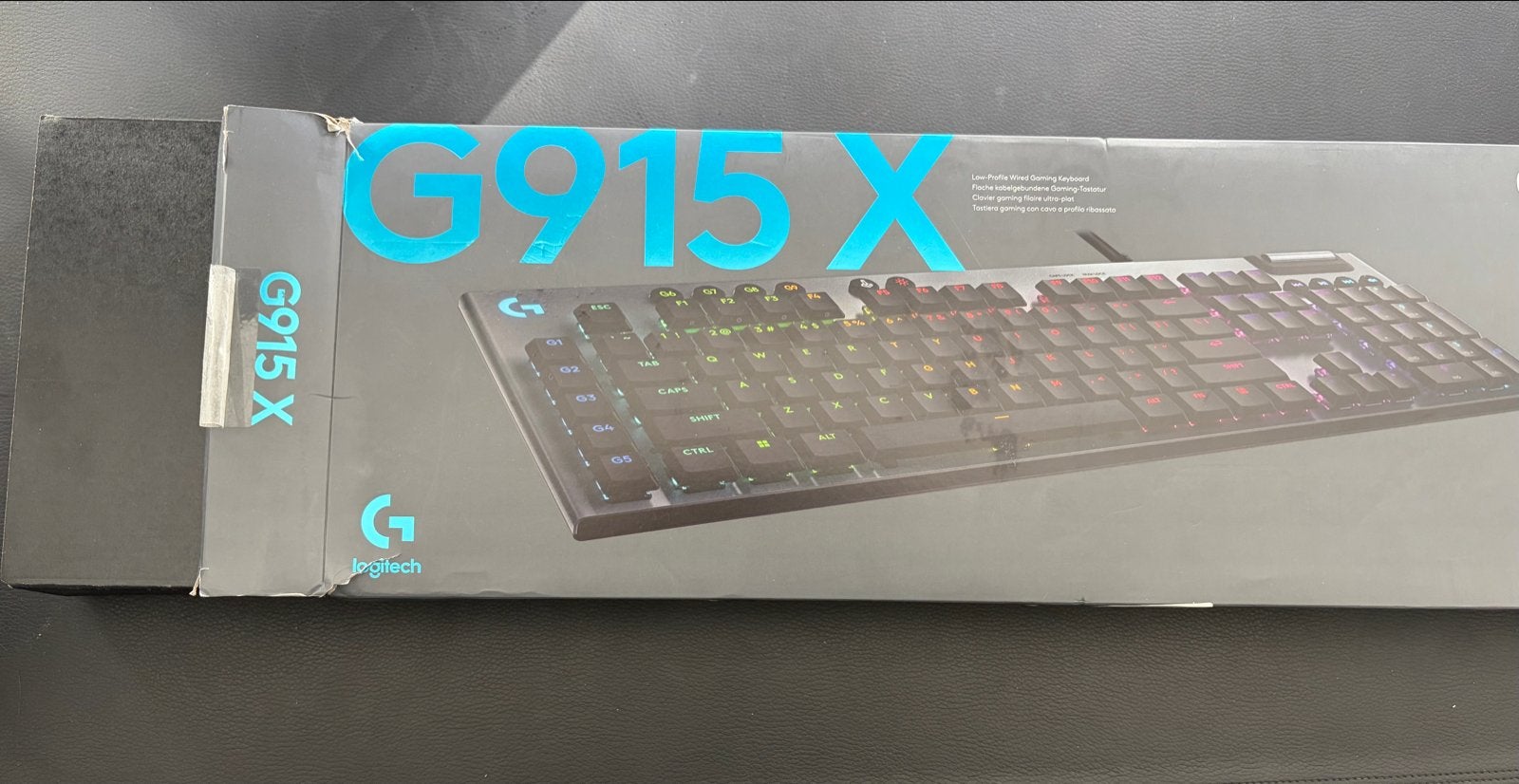 Logitech G915 X Gaming Toetsenbord - US INT'L QWERTY, Computers en Software, Ophalen, Gaming toetsenbord, Zo goed als nieuw, Draadloos